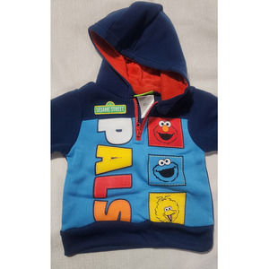sesame street hoodie 12 months old